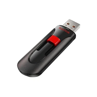 Bild av SanDisk Cruzer Glide 64 GB USB Flash Drive 2.0, Black &amp; Red