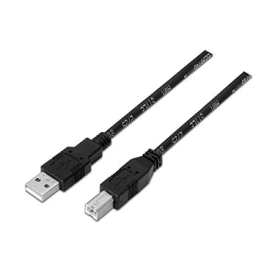Bild av AISENS A101 0005 1 m USB 2.0 skrivarkabel, svart