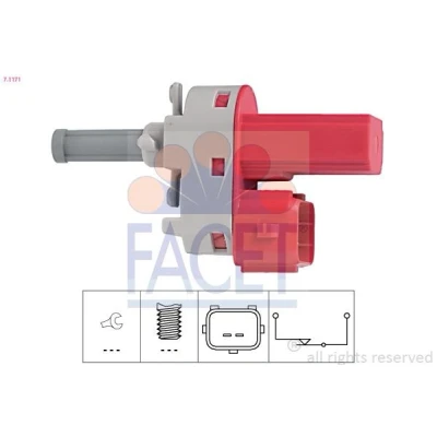 Bild av FACET 7.1171 Commande, embrayage (GRA) Made in Italy OE Equivalent FORD: MONDEO 3, Transit Mk5 Сamion à Plateau/Сhâssis, Mk6 Van
