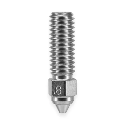 Bild av Micro Swiss Brass Plated Wear Resistant Nozzle for Creality K1, K1 Max, CR M4 0.6mm