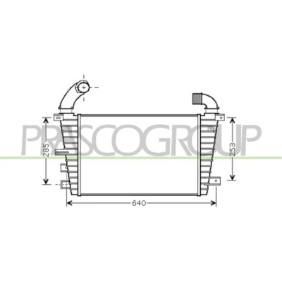 Bild av PRASCO OP410N005 Intercooler OPEL: Astra H GTC, Van, Caravan