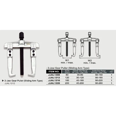 Bild av Avdragare med två armar TOPTUL 80 mm (Inuti 30 80mm, äußen 90 150mm)