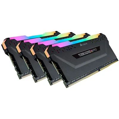 Bild av Corsair Vengeance RGB PRO 128GB (4x32GB) DDR4 3200 (PC4 25600) C16 Desktop memory Black