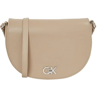 Bild av Calvin Klein Crossbody Saddle BAG Axelremsväska, Storlek: One Size, Crockery