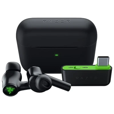 Bild av Razer Hammerhead HyperSpeed RZ12 03820200 R3G1 Trådlösa Hörlurar, Svart Standard