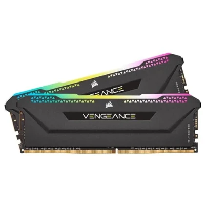 Bild av Corsair VENGEANCE RGB PRO SL 16GB (2x8GB) DDR4 3200 (PC4 25600) C16 Desktop Memory Svart