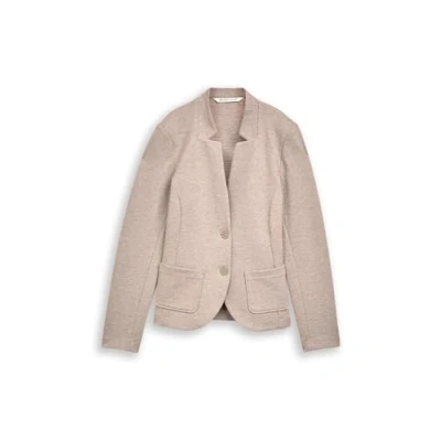 Bild av TOM TAILOR damblazer, 38330 mjuk taupe melerad, L