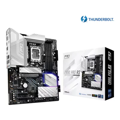 Bild av ASRock Z890 PRO RS Moderkort Intel LGA1851 socket DDR5 RAM ATX