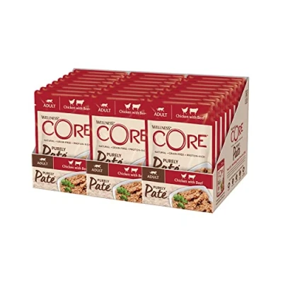 Bild av CORE Cat purely pate, Chicken w/Beef 85 g (24 pk/ps)
