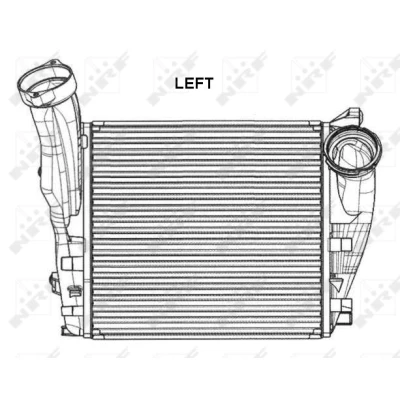Bild av Intercooler, Vänster, porsche cayenne, 7L5145803B