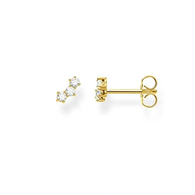 Bild av Thomas Sabo boucles d&#039;oreilles simples pierres blanches argent sterling 925 H2132 051 14