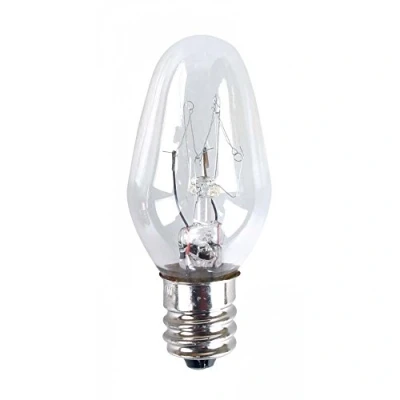 Bild av Eveready Twin Pack reservglödlampor, E12 (12 mm tråddiameter) 7 W 220 240 V AC, för användning nattlampa se anteckning, vit,