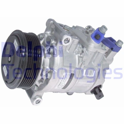Bild av DELPHI TSP0159969 compresseur De Climatisation Denso 6SEU14 PAG 46 avec huile AUDI: A4 B7 Berline, A6 C6 B6 Avant