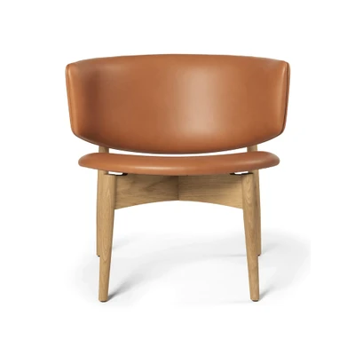 Bild av Ferm Living Herman Lounge stol Oak/Envy 20320 Cognac W: 72.5 x H: 71 D: 64.5 cm