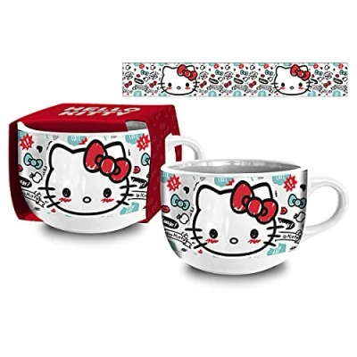 Bild av Tazon frukost jumbo 600ml i Hello Kitty presentförpackning