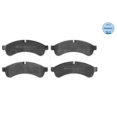 Bild av MEYLE 025 292 3122 Jeu de plaquettes frein ORIGINAL Quality Essieu arrière préparé pour indicateur d&#039;usure avec tôle anti bruit IVECO: Daily 6
