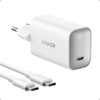 Bild av Anker 100W USB C Laddare, MacBook Pro iPad PIQ 3.0 Kompakt Snabbladdare för Pro, Air, iPhone 15, Samsung Galaxy och alla Enheter