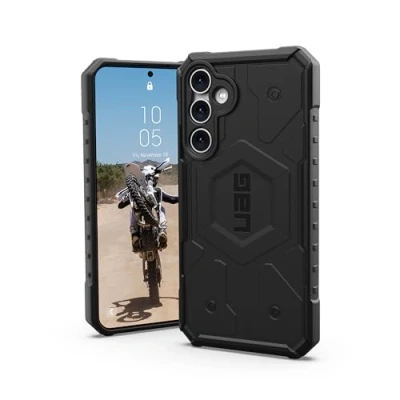 Bild av URBAN ARMOR GEAR Pathfinder Case Samsung Galaxy S23 FE Fodral [officiellt &quot;Designed for Samsung&quot; certifierat, kompatibelt med trådlös laddning, fallskydd enligt militär standard] is (transparent)
