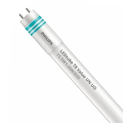 Bild av Philips MASTER Value LEDtube T8 (UN) Ultra Output 15.5W 2300lm 830 Varm Vit 120cm Ersättare 36W