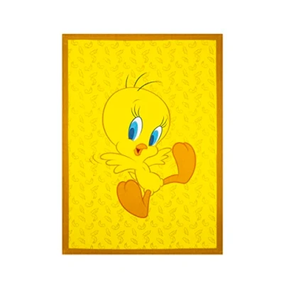 Bild av Excelsa Tweety kökshandduk 100% bomull, Cm. 70 x 50, med knapphål