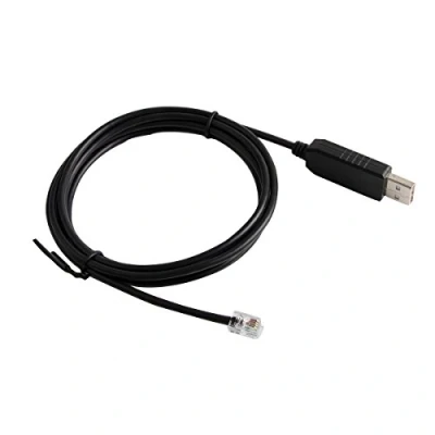 Bild av FTDI USB till RJ9 4P4C RS232 seriell konverterare adapterkabel för Celestron Nexstar EQ6 teleskop PC att ansluta handkontrollbox (500 cm/16 fot)
