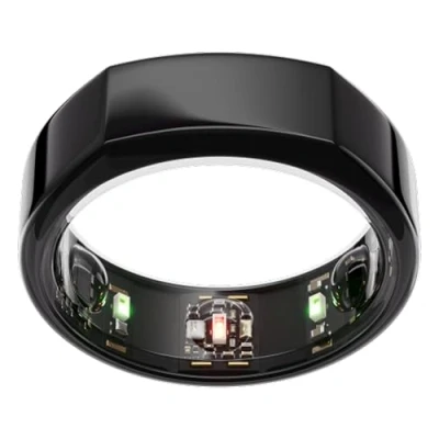 Bild av Oura Gen3 Heritage Smart Ring storlek 13, Black Registrera sömn, puls och kondition upp till 7 dagars batteritid kompatibel med iOS/Android Prova ut storleken Ouras storlekskit