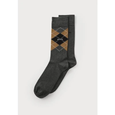 Bild av BOSS Herr 2P RS Argyle Col CC Regular Socks, Mörkblå, 4346, 46 EU