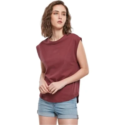 Bild av Urban Classics Ladies Basic Shaped TEE Tshirt bas, Storlek: XXL, Cherry