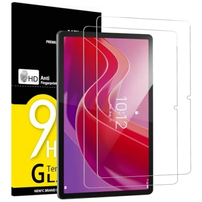 Bild av NEW&#039;C 2 pack, Skärmskydd Med Lenovo Tab M11 (11 tum), bubbelfri, 9H hårdhet, 0,33 mm ultratransparent, ultrabeständigt härdat glas