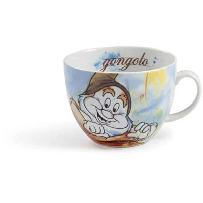 Bild av Egan PWS03/1GO Frukostkopp, porslin, flerfärgad, liten