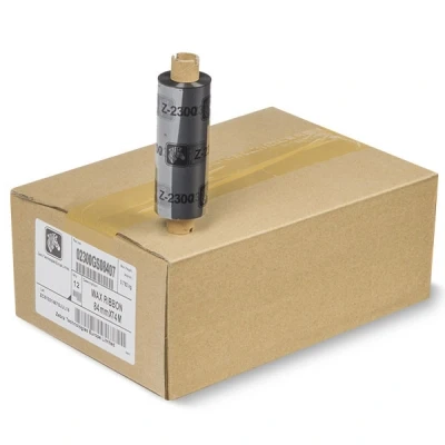 Bild av Zebra 12 pack svart 84 mm x 74 m påfyllning av bläckband (termisk överföring) för GX420, R2844 GK Series GK420 G GC420 GX GX430 TLP 38XX