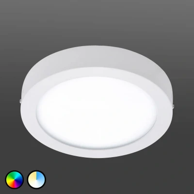 Bild av EGLO connect Fueva C taklampa rund 22,5 cm vit