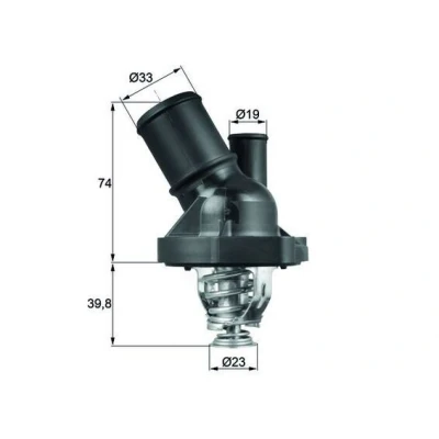 Bild av MAHLE ORIGINAL TI 200 82 Thermostat d&#039;eau avec joint d&#039;étanchéite sans capteur FORD: S Max Mk1, MONDEO 4, KUGA 2, MAZDA: 3 5 portes, 6 portes