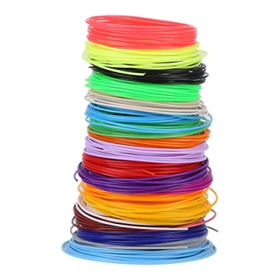 Bild av 20 färger 3D refillfilament för penna med låg temperatur och skrivare, tillverkad av 1,75 mm PCL material