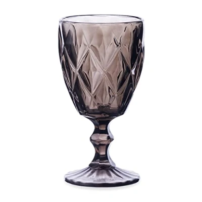 Bild av HOMLA Lunna vinglas grafit 310 ml vintage vitvinsglas juiceglas dricksglas set färgglada 4 stycken