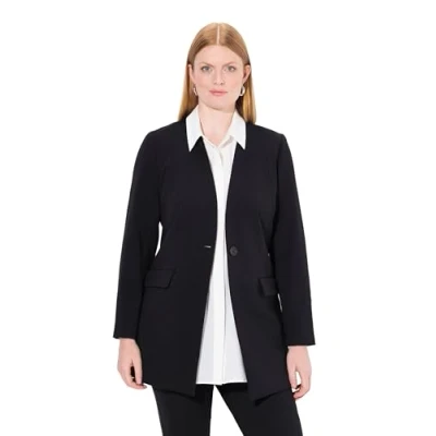 Bild av Ulla Popken Punto DI ROMA Blazer, Storlek: 48, Black