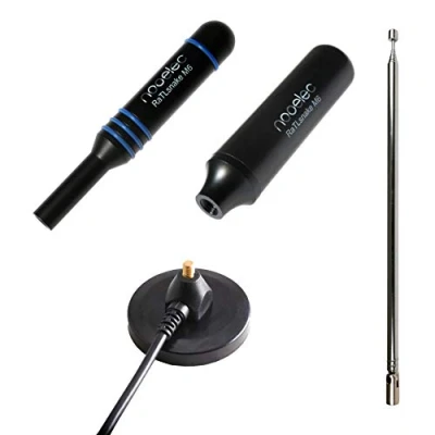 Bild av NooElec RaTLSnake M6 v2 premium 3 antennpaket för NESDR, RTL SDR, HackRF och andra programvarudefinierade radioapparater. Magnetisk piskantennuppsättning radio med 50 ohm SMA kontakter
