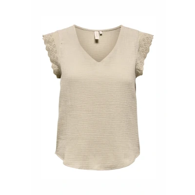 Bild av ONLY ÄRMELDETAIL Blus, Storlek: XS, Oxford tan