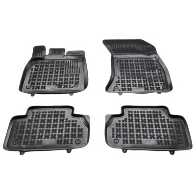 Bild av REZAW PLAST 200413 Ensemble de tapis sol Caoutchouc avant et arrière noir VOLVO: XC90 II