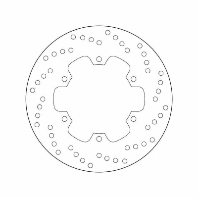Bild av BREMBO Bromsskiva Fixed , Serie Oro Bak 245mm 4mm 6 hålad 68B40791 Bromsskivor