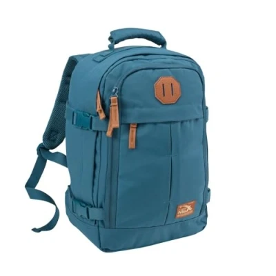 Bild av Cabin Max Ryanair kabinväskor, 40 x 20 25, ryggsäck som passar under sätet för resor, Metz l, handbagage, RPET, återvunnen polyester, Bensinblå, 25cm