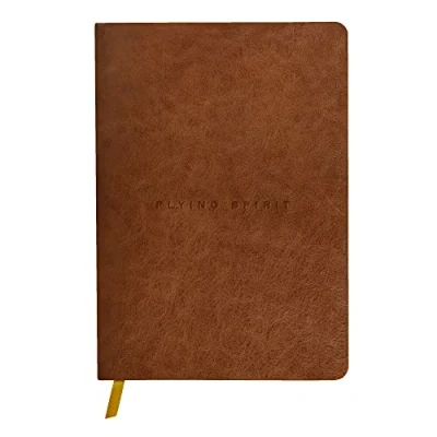 Bild av Clairefontaine 106946C en pocketbok sydd Flying Spirit tråd 180 sidor elfenben 14,8 x 21 cm 90 g linjer, filt i islammskinn, kongnac