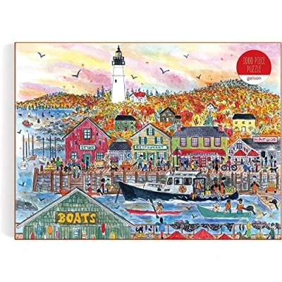 Bild av Galison 9780735374928 Michael Storrings Autumn By the Sea Jigsaw Puzzle, Multicoloured, 1000 Pieces