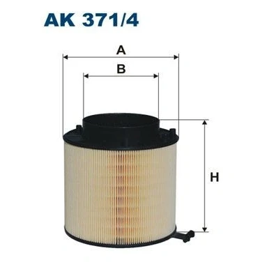 Bild av Luftfilter FILTRON AK 371/4
