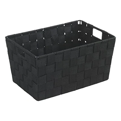 Bild av WENKO Förvaringskorg Adria S svart badrumskorg kapacitet: 6,24 l, polypropylen, 30 x 15 20 cm,