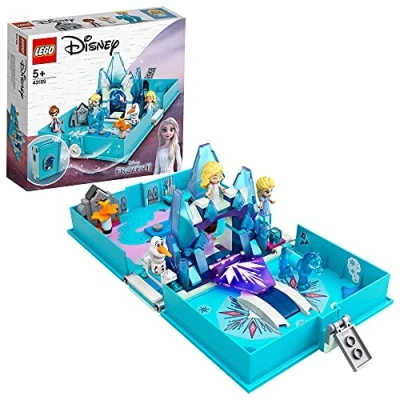 Bild av LEGO 43189 Disney Princess Elsa och Nokk Sagoboksäventyr, Byggsats med Docka, Frost Leksaker