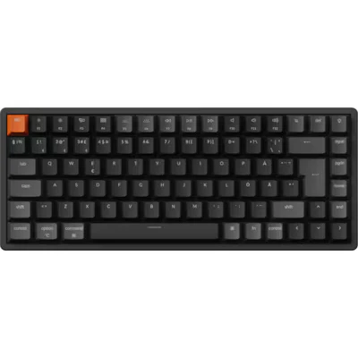 Bild av Keychron K2 v3 RGB QMK Wireless Hot Swap Super Brown Gaming Keyboard Utan numpad Nordisk Svart