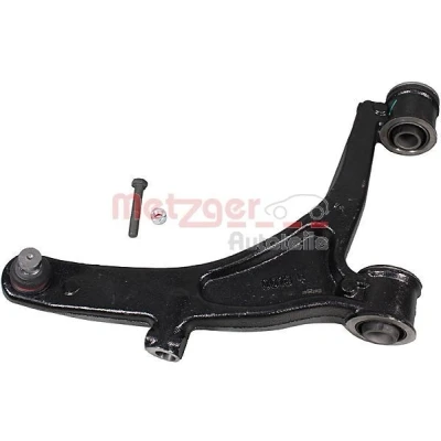Bild av METZGER 58148302 Bras de suspension avec support en caoutchouc, roulement Essieu avant droit barre oscillant transversal Fonte d&#039;acier 24