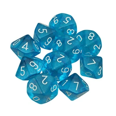 Bild av Polyhedral Dice Set, 10 pack för DND, MTG, RPG, dungeons and dragons Game, bordsspel, akryldice
