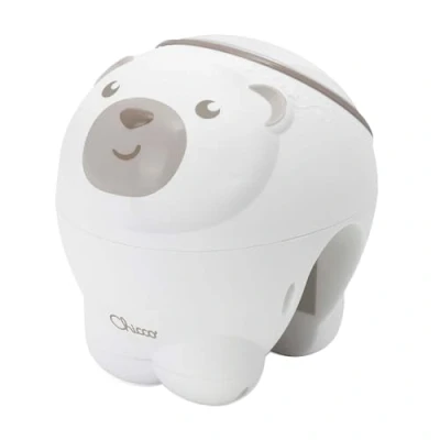 Bild av Chicco Polar Bear Projector 2in1, för Next2Me spjälsängar, barnsängar och nattduksbord, Magisk Aurora projektion, 30 minuter klassisk musik, naturens ljud, anpassningsbara funktioner, 0 månader +